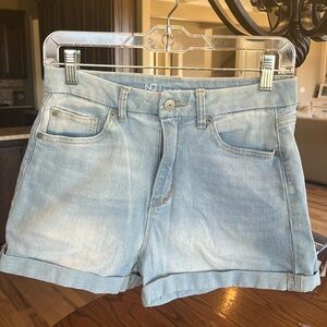 Light Blue Denim Women's Shorts